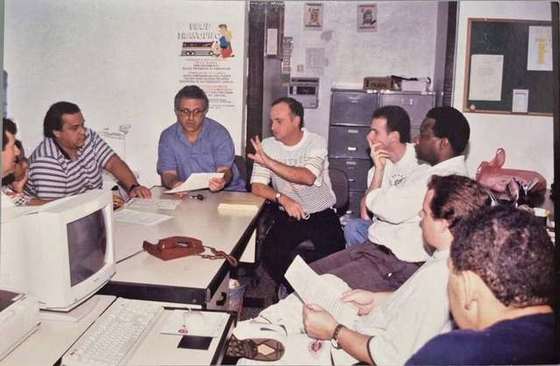 Reunião de trabalho da equipe da Secretaria