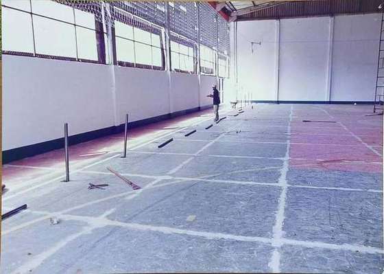 Construção da Quadra de esportes da ASSEMIB
